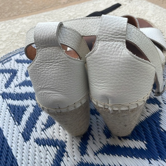 White leather Spanish espadrilles - Picture 3 of 5